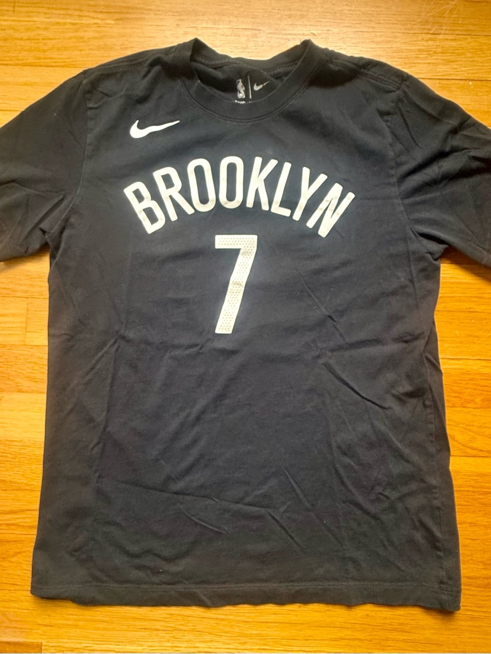Nike Black Brooklyn #7 Men's Graphic Tee